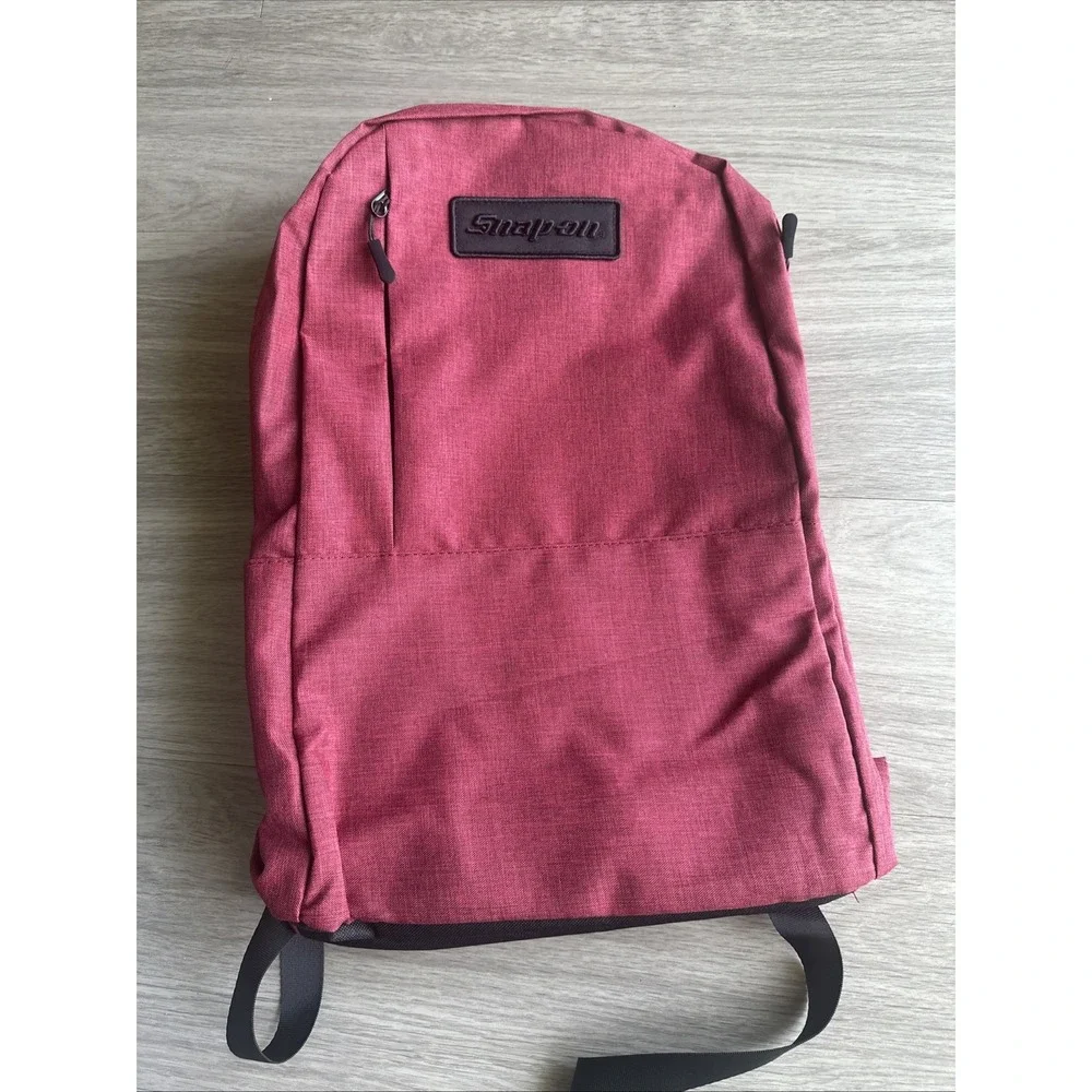 Snap On Red And Black Backpack